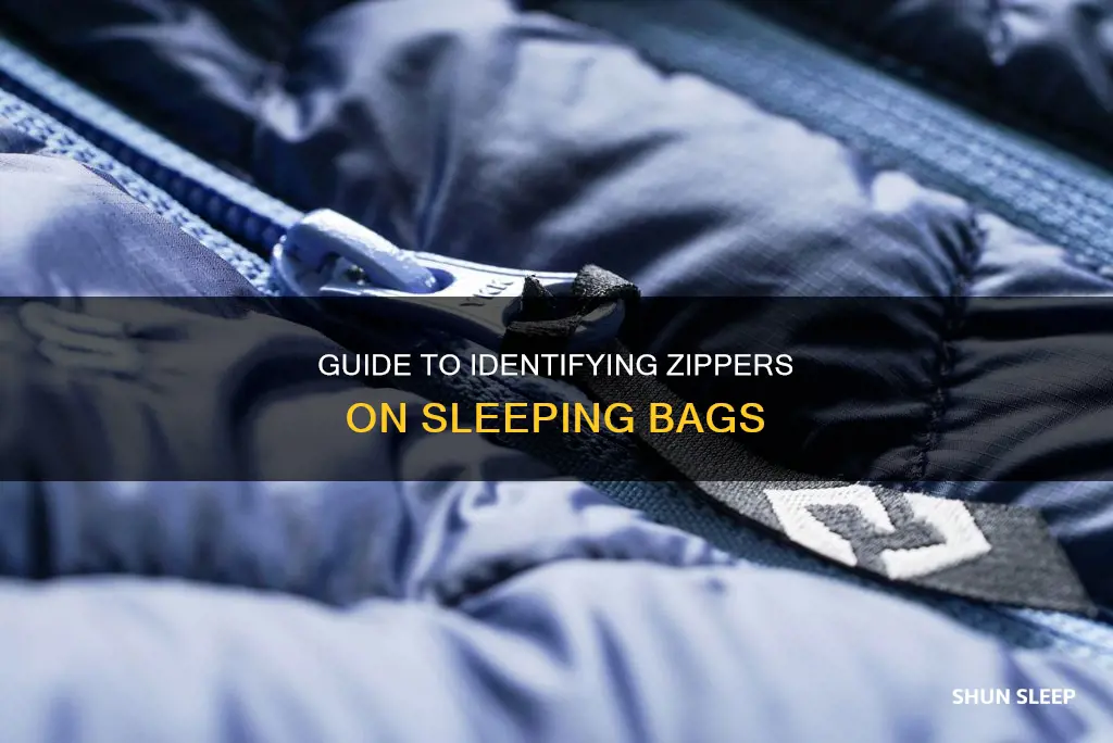 how to tell different zippers apart on a sleeping bag