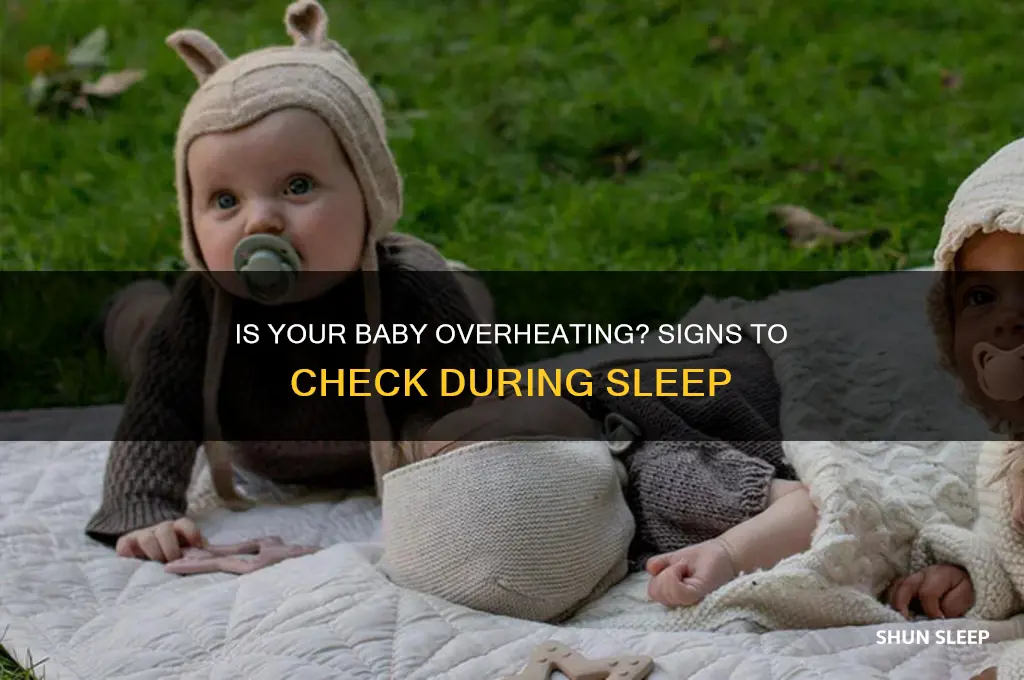 how to tell if baby is hot while sleeping