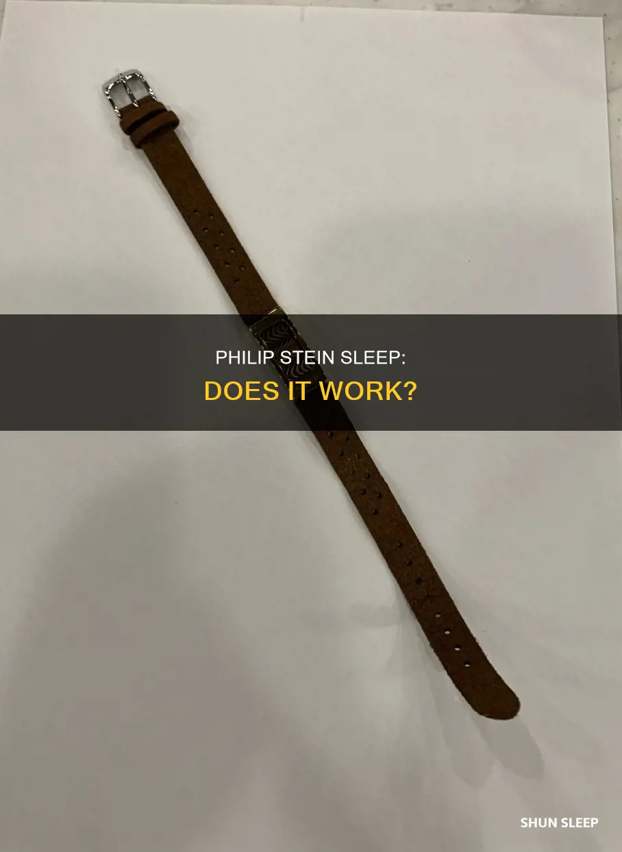 how to tell if philip stein sleep working