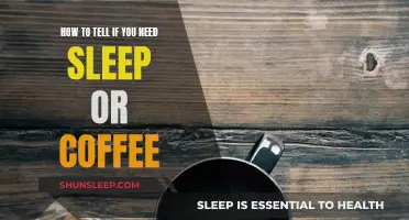 Sleep or Coffee: Knowing Your Body's Signals