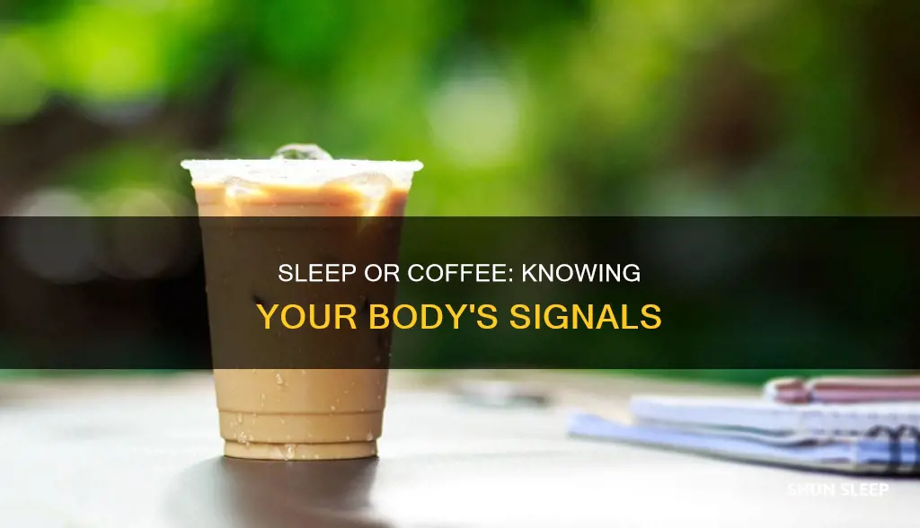 how to tell if you need sleep or coffee