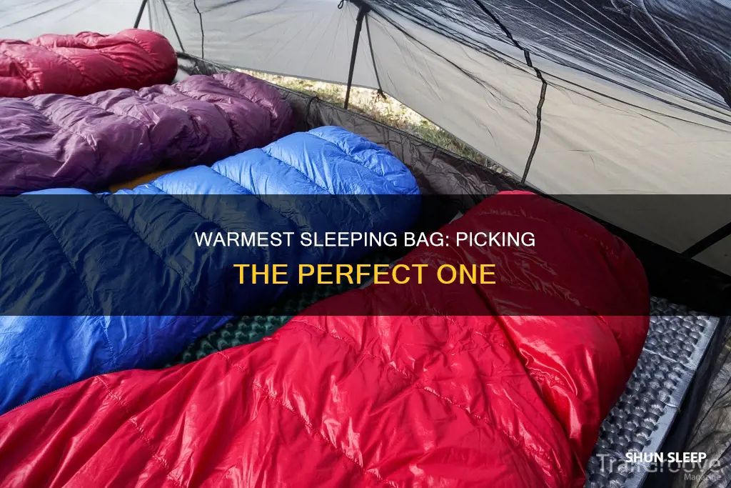 how to tell the warmest sleeping bag