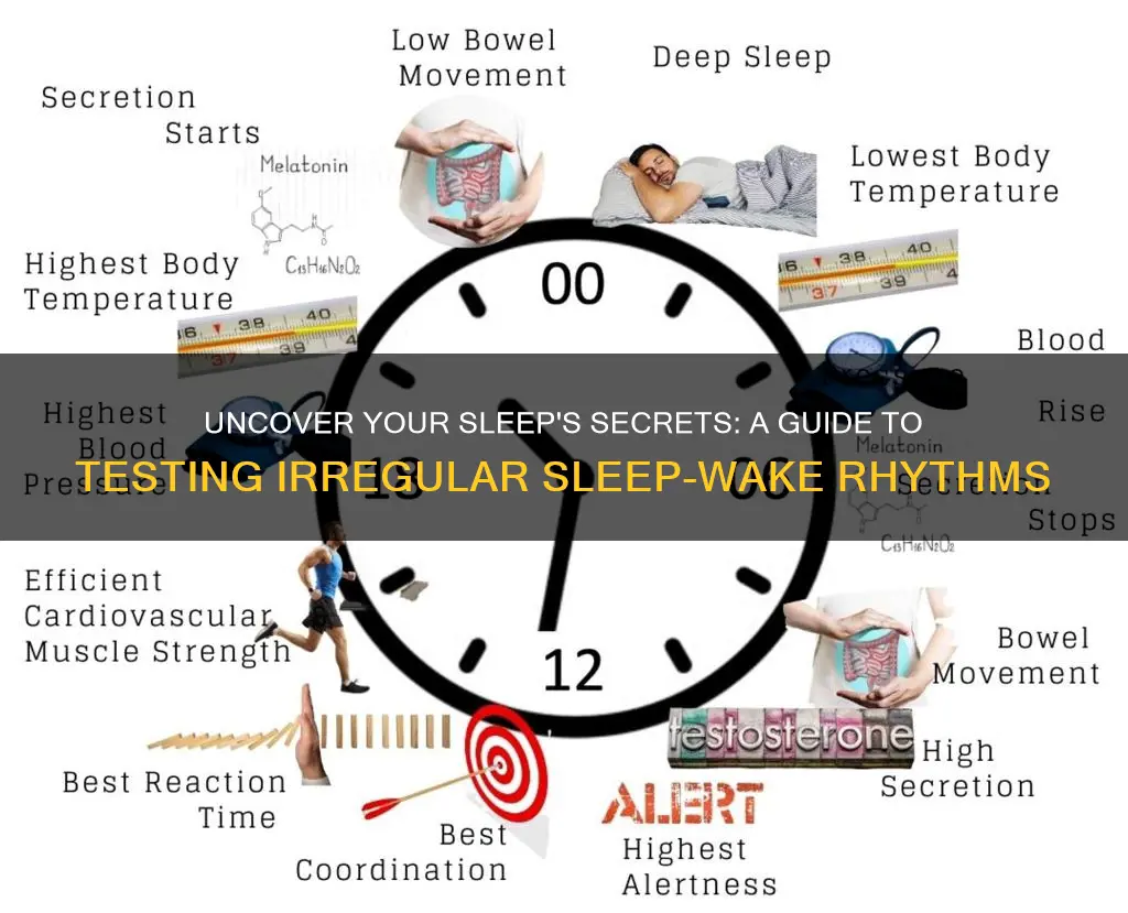 how to test for irregular sleep-wake rhythm