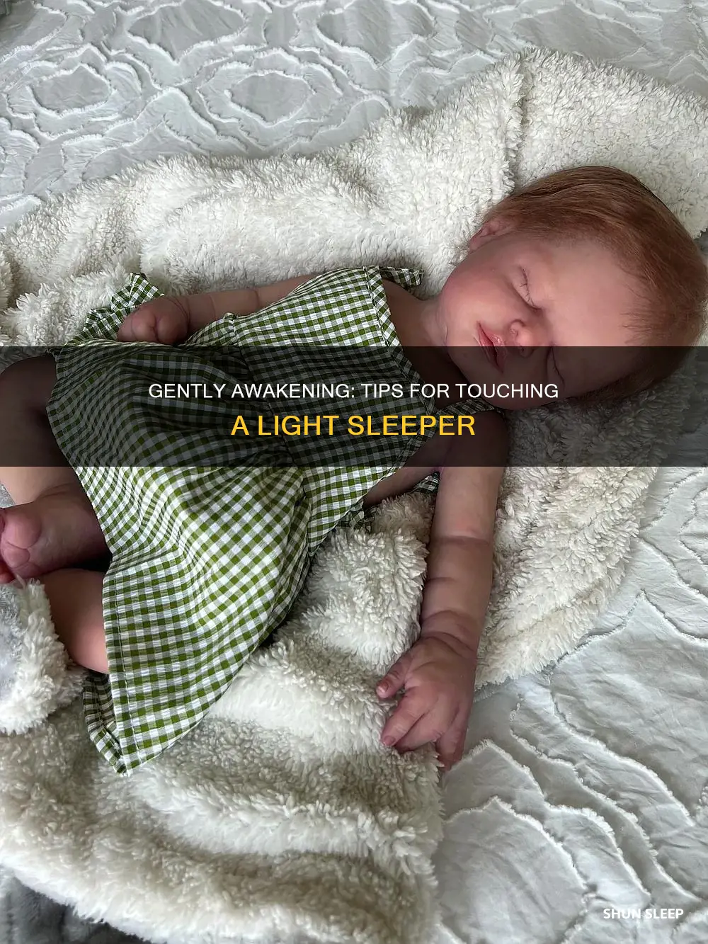 how to touch a light sleeper without waking them