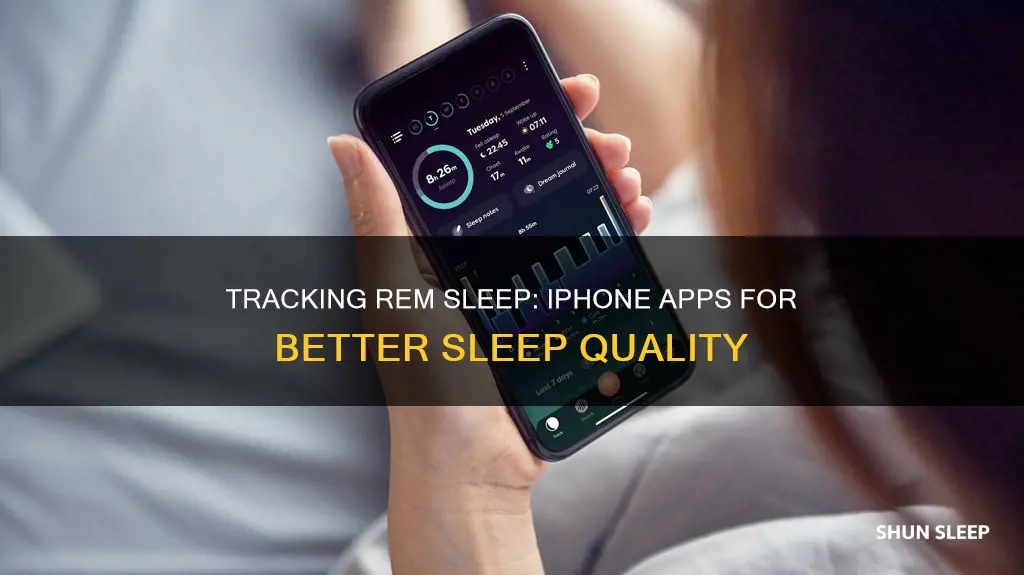 how to track rem sleep on iphone