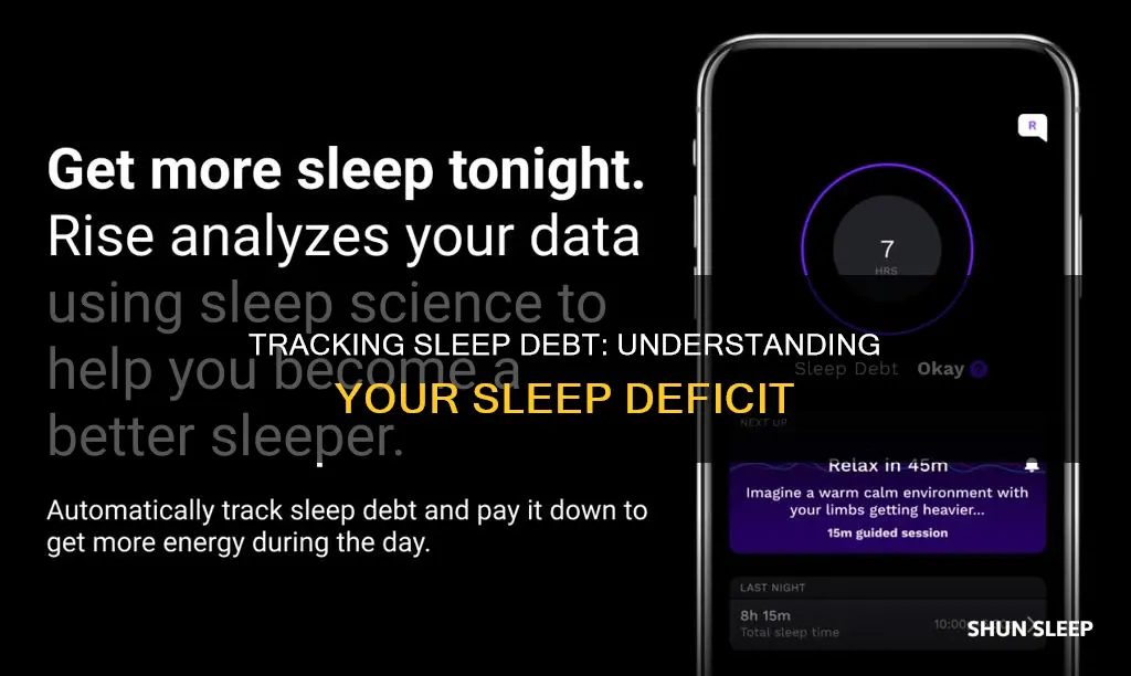 how to track sleep debt
