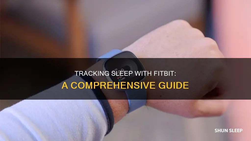 how to track sleep for fit bit