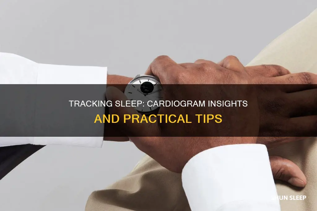 how to track sleep on cardiogram