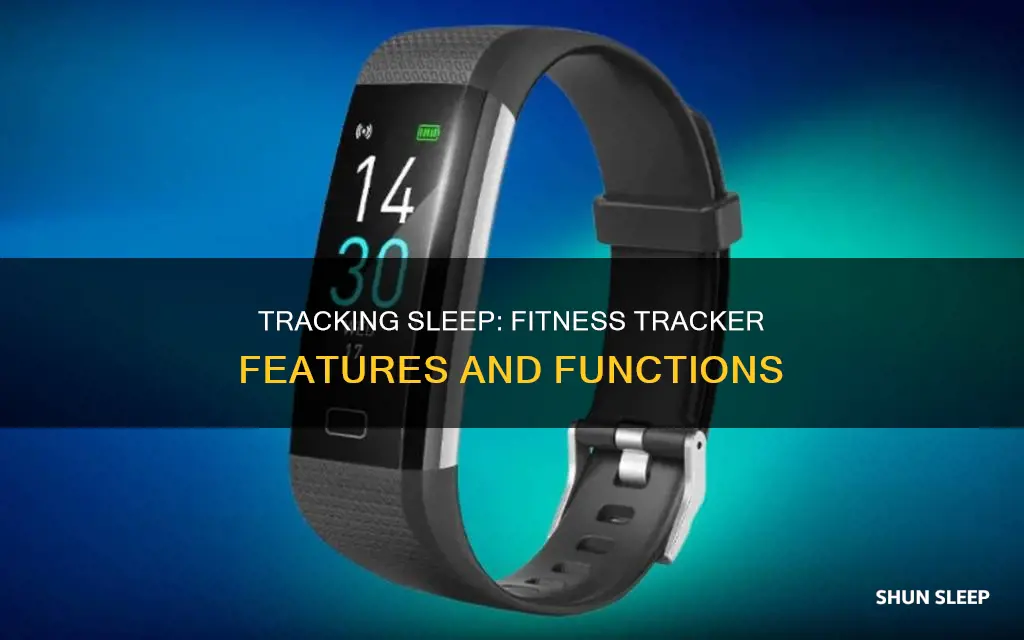 how to track sleep on fitness tracker