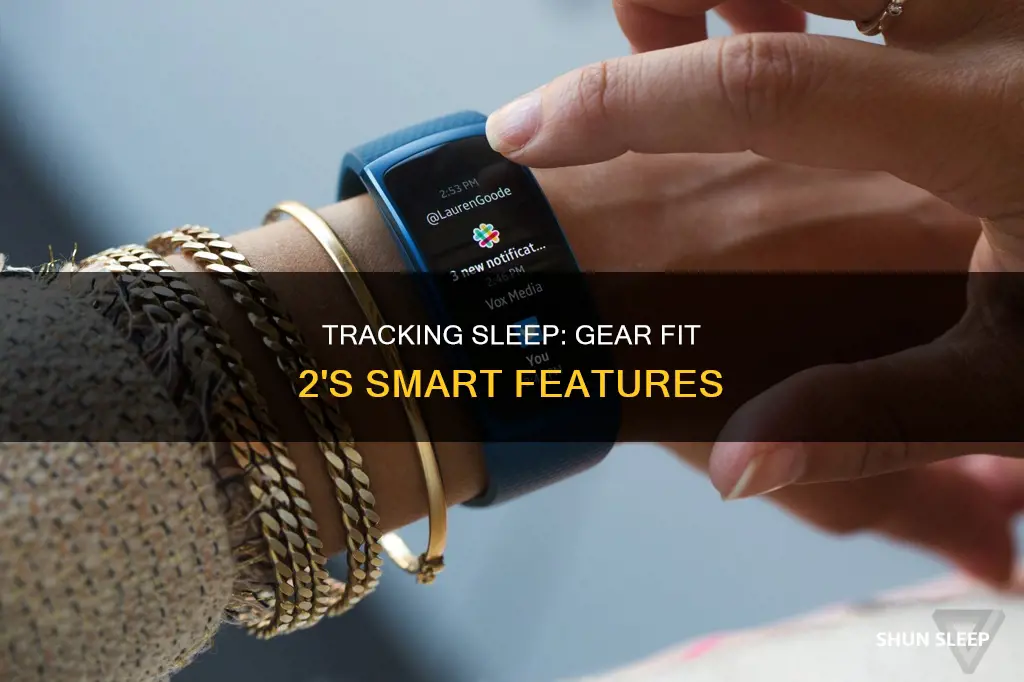 how to track sleep on gear fit 2