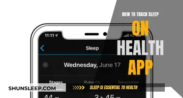 Tracking Sleep: Utilizing Your Health App's Features