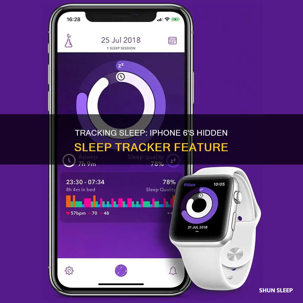 how to track sleep on iphone 6