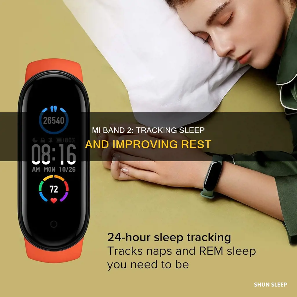 how to track sleep on mi band 2