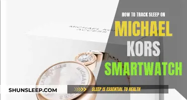 Tracking Sleep with Michael Kors Smartwatch: A Step-by-Step Guide