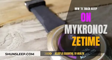 Tracking Sleep: MyKronoz ZeTime Essentials