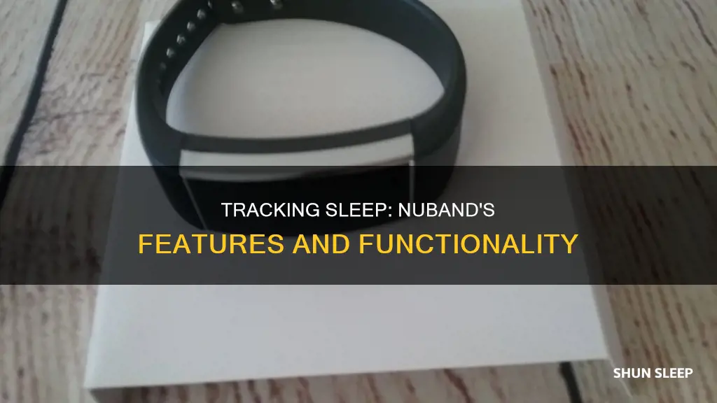 how to track sleep on nuband