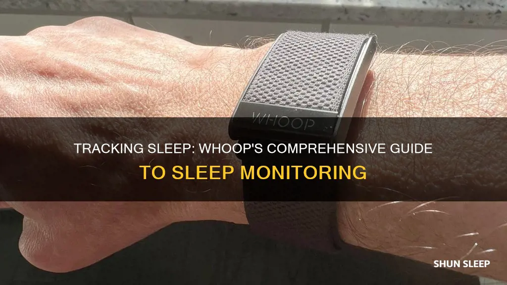 how to track sleep on whoop
