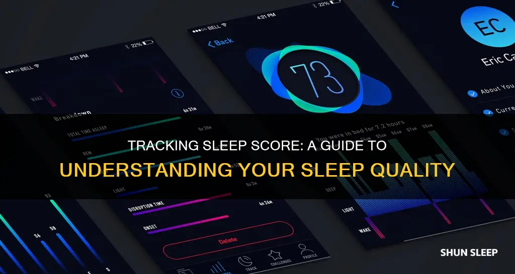 how to track sleep score