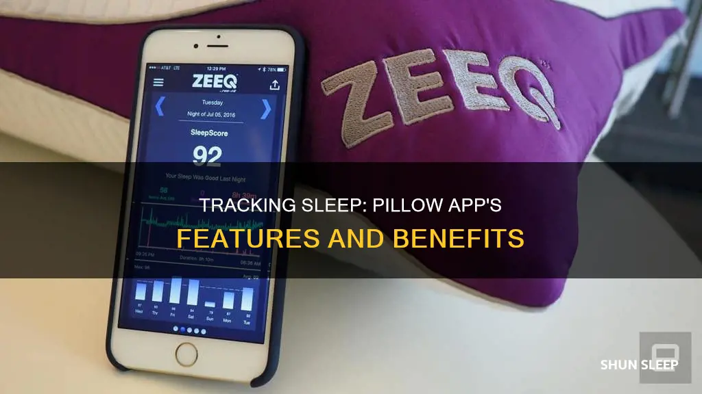 how to track sleep with pillow app
