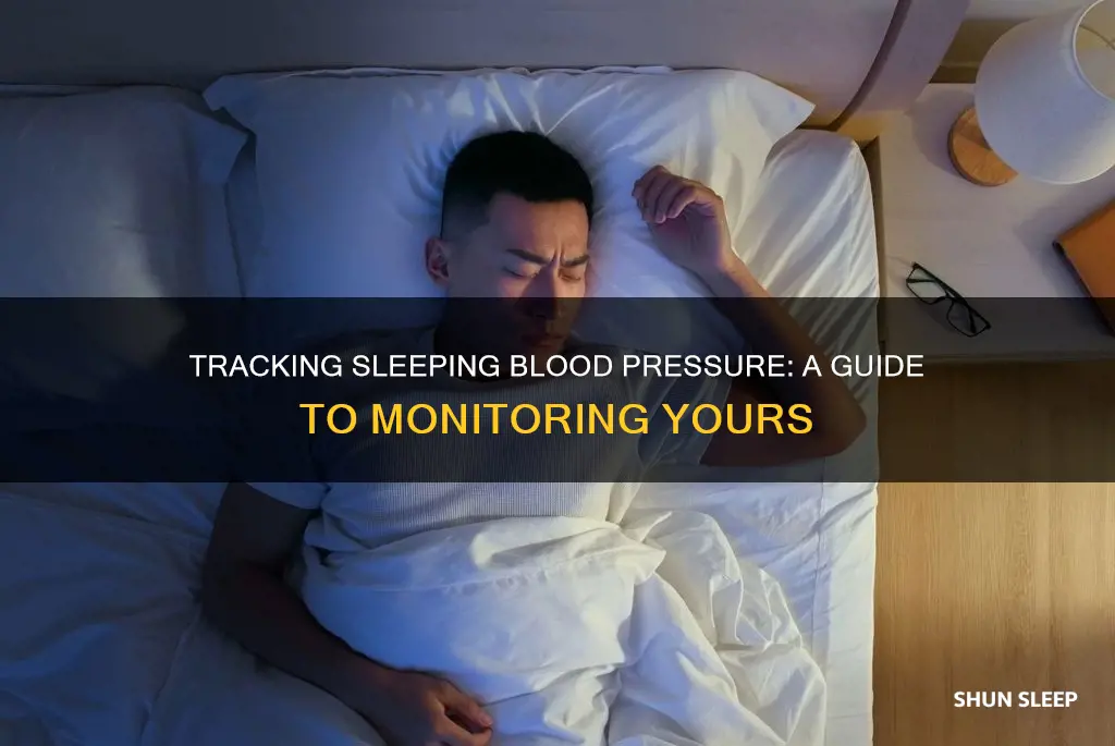 how to track sleeping blood pressure
