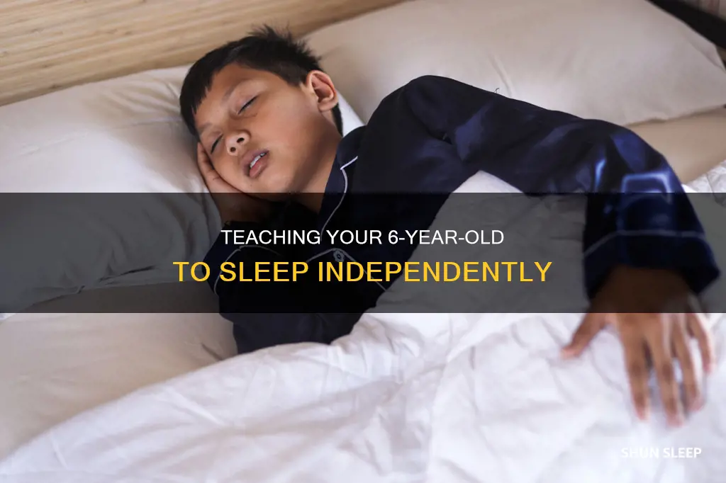 how to train 6 year old to sleep alone