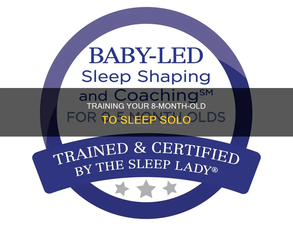 how to train 8 month old to sleep alone