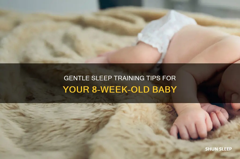 how to train 8 week old baby to sleep