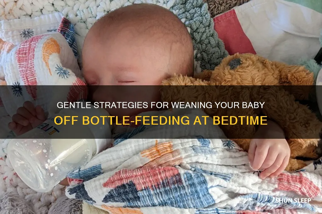 how to train a baby to sleep without a bottle