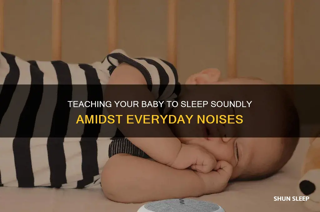 how to train baby to sleep through noise