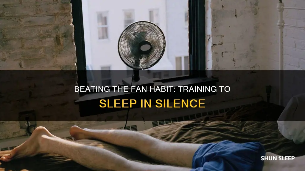 how to train myself to sleep without a fan