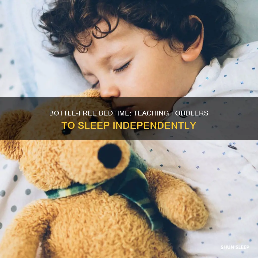 how to train toddler to sleep without bottle