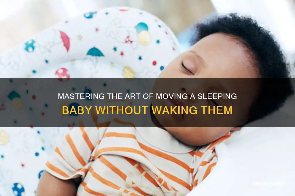 how to transfer a sleeping baby