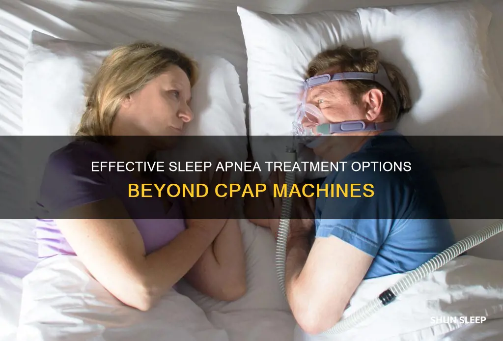 how to treat sleep apena without a cpap machine
