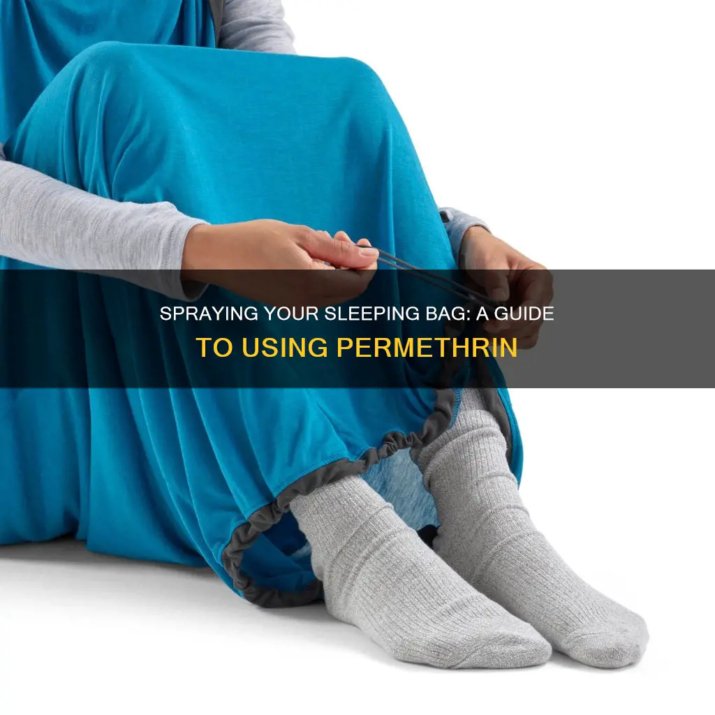 how to treat sleeping bag with permethrin