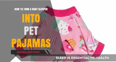 Upcycle Baby Sleepers: Create Cozy Pet Pajamas with This DIY Guide