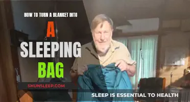 Transforming Blankets: DIY Sleeping Bag Project