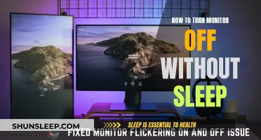 Turning Off Your Monitor Without Activating Sleep Mode