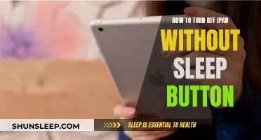 Unlocking the iPad: Powering Off Without Sleep Button