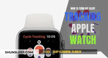 Turning Off Sleep Tracking on Your Apple Watch