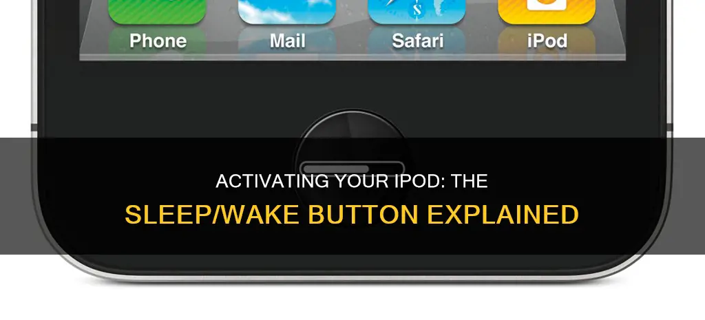 how to turn on ipod sleep wake button