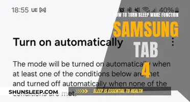 Samsung Tab 4: Unlock Sleep/Wake Functionality for a Productive Day