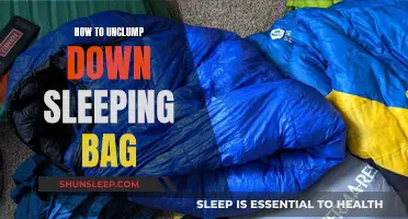 Unclumping Your Down Sleeping Bag: Tips and Tricks