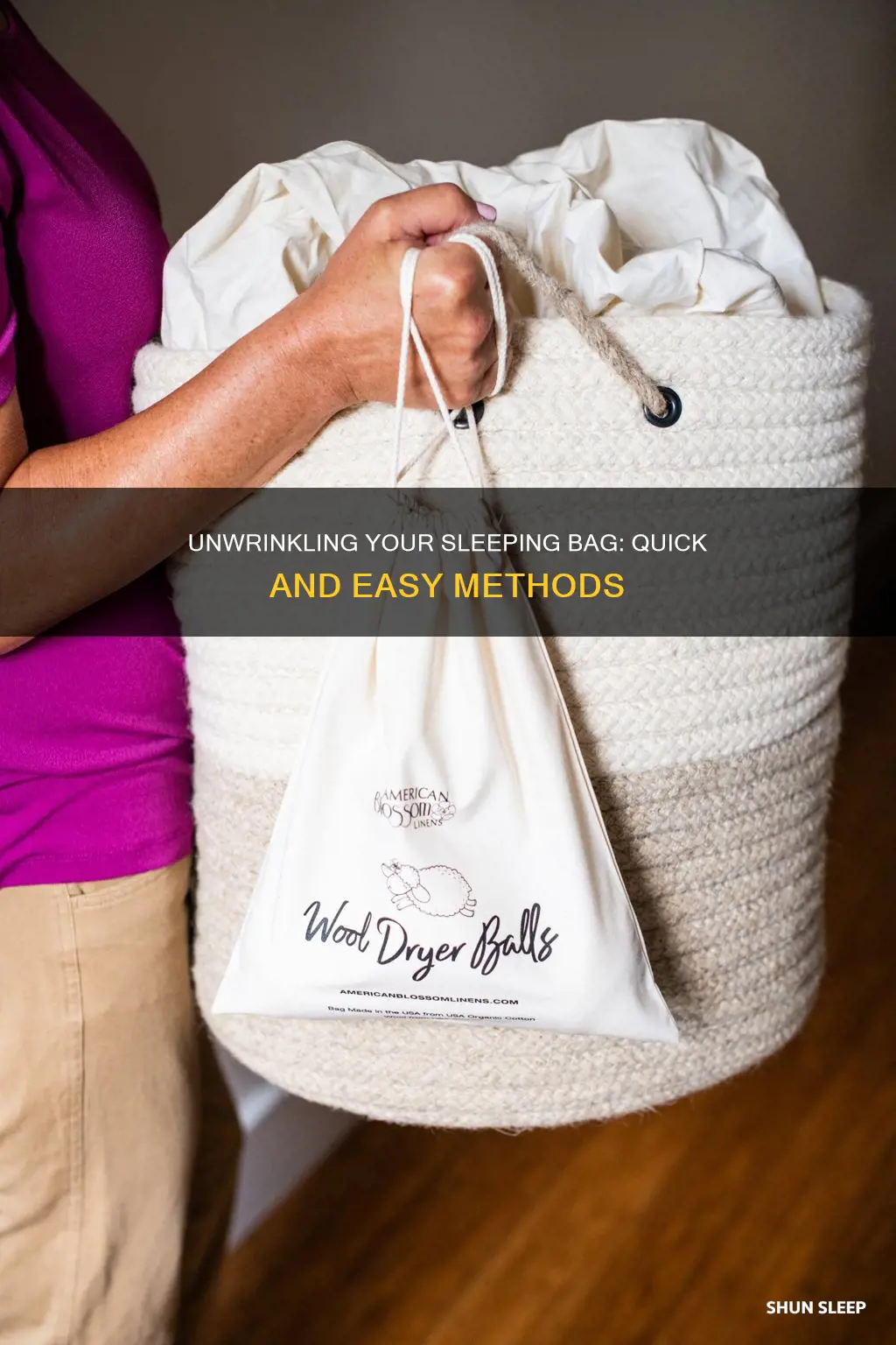 how to unwrinkle sleeping bag