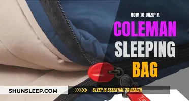 Unzipping Your Coleman Sleeping Bag: A Step-by-Step Guide