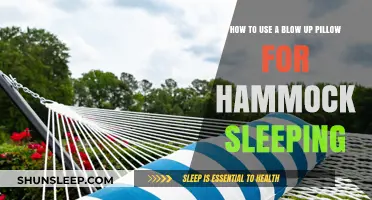 Blow-Up Pillows: A Comfortable Hammock Sleep Solution