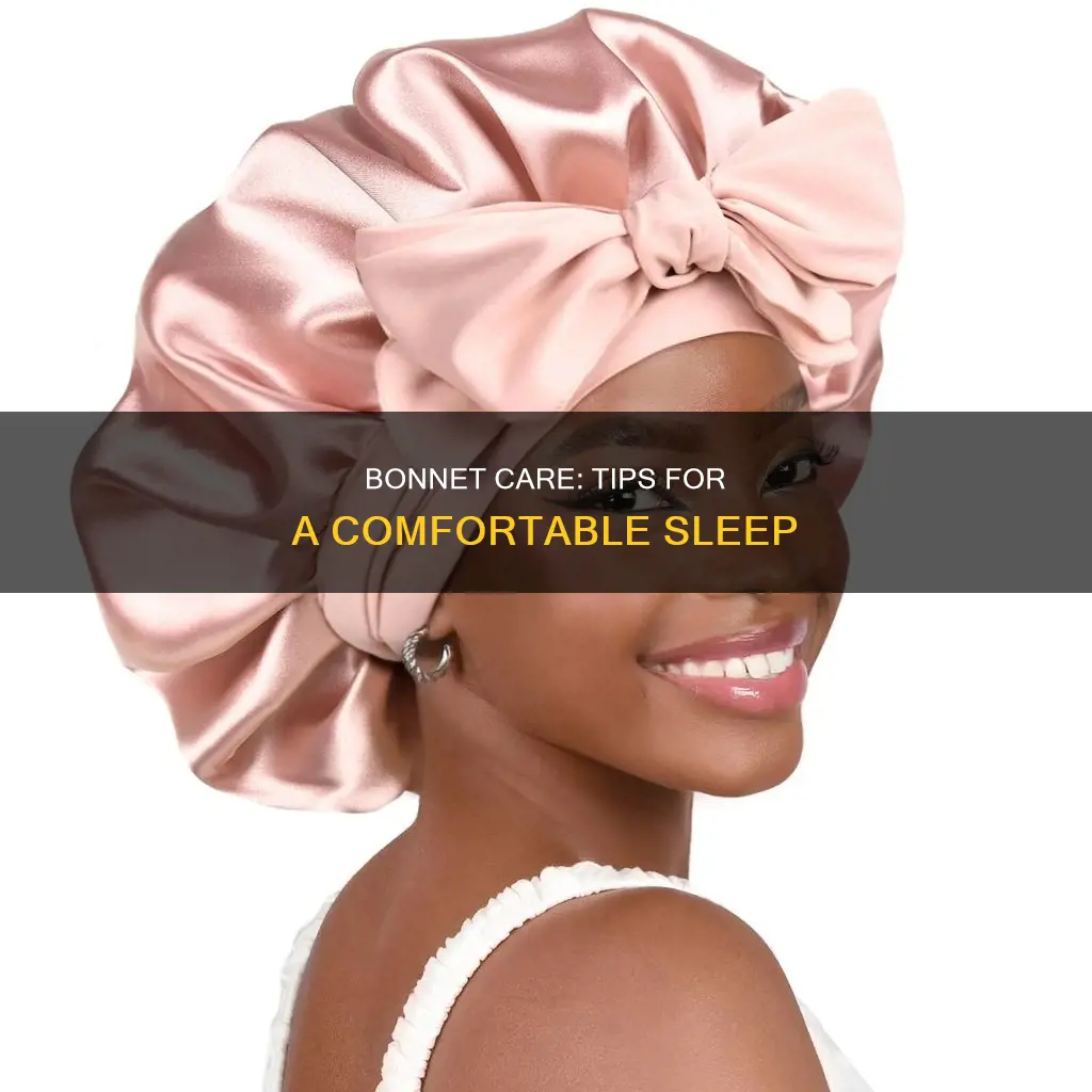 how to use a bonnet to sleep