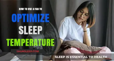 Cooling Down for Sleep: Using Fans for Temperature Control