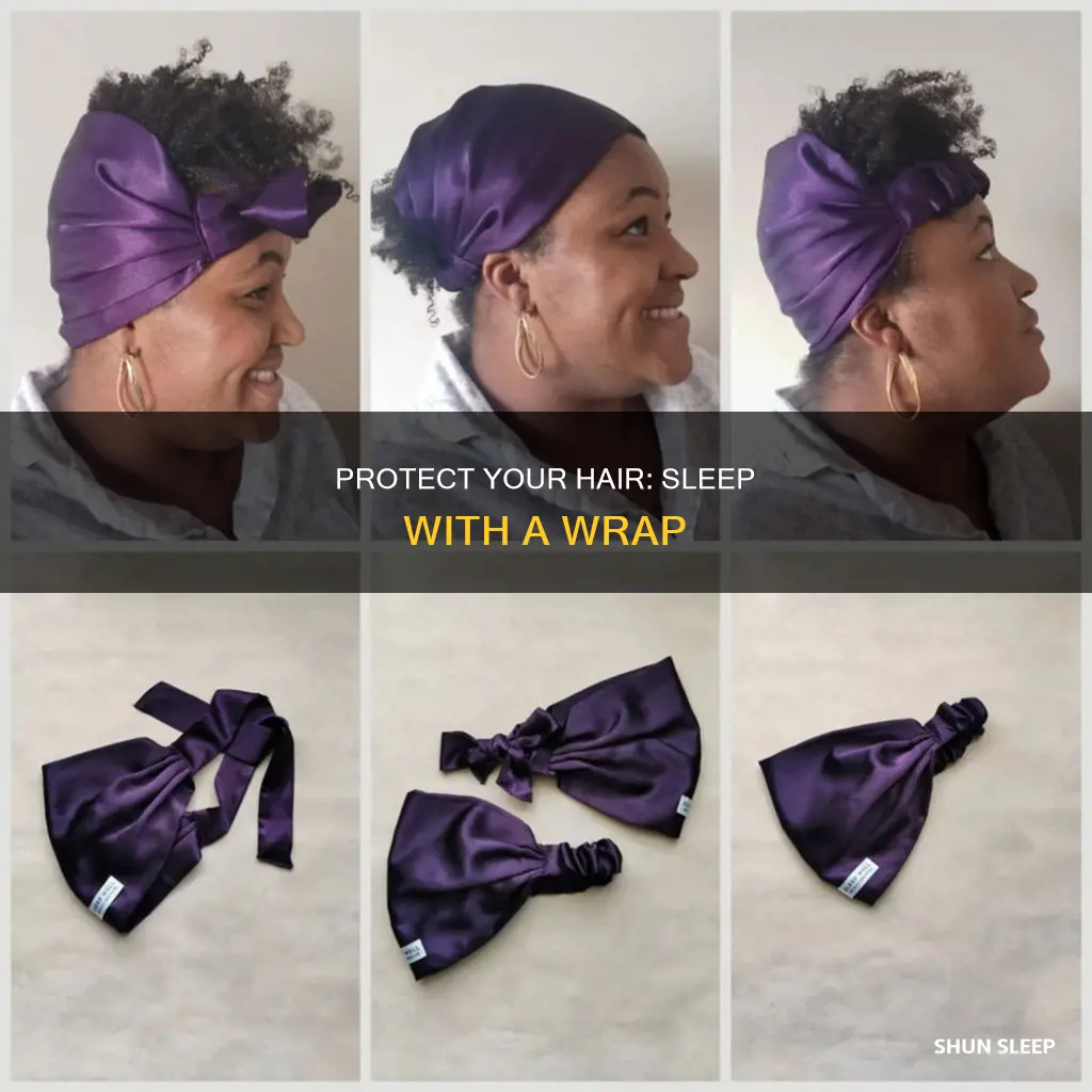how to use a hair wrap for sleeping