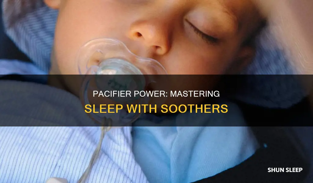 how to use a pacifier for sleep