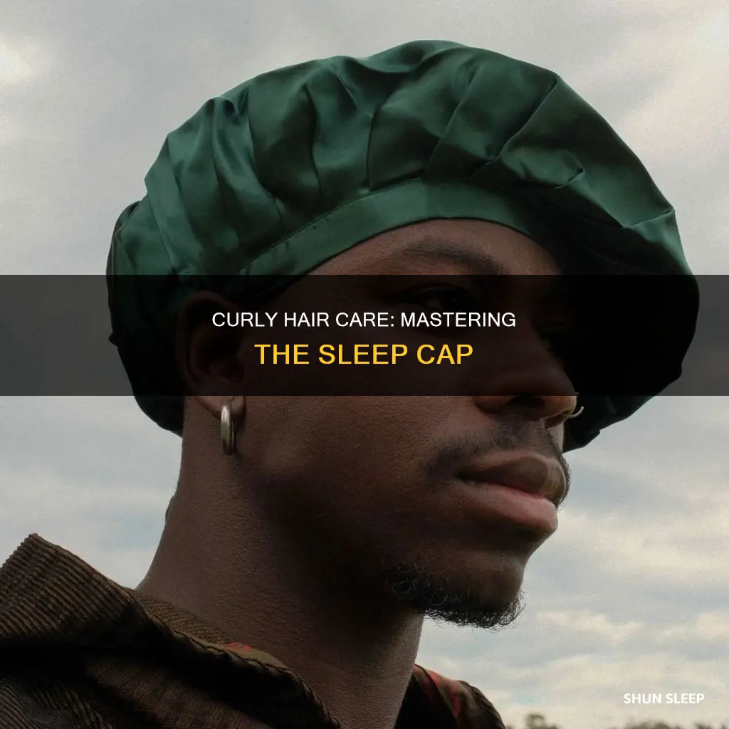 how to use a sleep cap for curly hair